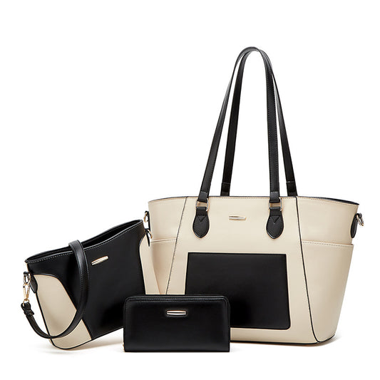 Sac à Main Femme Sac Bandoulière Croisé Trois Pièces Casual